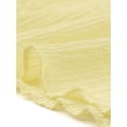 thumbnail image 5 of INSPIRE CHIC Haut Court Texturé à Manches Longues en Maille Transparente à Encolure Carrée Décontractée à Imprimé d'Étoiles pour Femme Jaune m, 5 of 5
