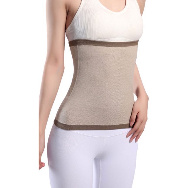 Wweixi Comfortable And Stylish Elastic Waist Back Support For Backaches Moisture Absorption camel L 1 Pc