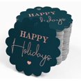 thumbnail image 4 of Inkdotpot Real Rose Gold Foil Happy Holiday Tags Favor Hang Paper Tags 100 Pieces, 4 of 6