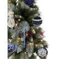 thumbnail image 4 of Tour d’ornement Holiday Time de 70 pièces en bleu, argent et blanc, 4 of 5