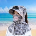 thumbnail image 4 of Yhmxh Summer Protection Faces Shield Sun Hat With Windproof Designs Solar-Powered Fan For Cycling Tea Picking And Outdoor Travel Lightweight & Waterproof Camping Gear Outdoors and Sports, 4 of 5