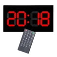 thumbnail image 4 of simhoa Affichage LED Horloge 3D Numérique avec Télécommande pour Gym Bureau École Bureau Hôtel, Chiffres Rouges, 4 of 8