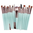 thumbnail image 2 of 20-Piece Fiber Hair Makeup Brush Set with ABS Handle - Soft, Skin-Friendly, Non-Slip Grip for Loose/Packed Powder, Portable for Daily & Travel Use, Complete Beauty Tool Kit, 2 of 6