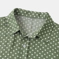 thumbnail image 4 of RKSTN Chemise pour Homme Plage Hawaïenne Décontractée Chemise à Pois Col Rabattu Blouse à Manches Courtes Hauts, 4 of 8