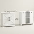 thumbnail image 3 of HOMCOM Armoire de Rangement pour Lavabo sur Pied, Armoire pour Lavabo de Salle de Bain, Blanc, 3 of 10