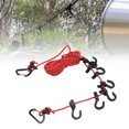 thumbnail image 1 of Windproof Laundry Clothesline Portable 5m Long Outdoor Hanging Rope with 7 Hooks for Laundry Camping Hanging Lights, 1 of 7