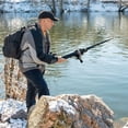 thumbnail image 4 of Chmadoxn Tools&Home Improvement Portable Foldable Outdoor Throwing Rod Integrated Wheel Fishing Rod a pole, 4 of 9