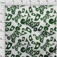 thumbnail image 2 of oneOone Popeline de Coton Off Tissu Blanc Joker & Poker Texte Couture Matériel Tissu Imprimé par la Cour 56 Pouces de Large, 2 of 4
