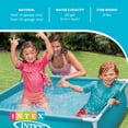 thumbnail image 4 of Intex 4ft x 12in Mini Frame Kiddie Beginner Swimming Pool, Ages 3 and Up, Blue, 4 of 10