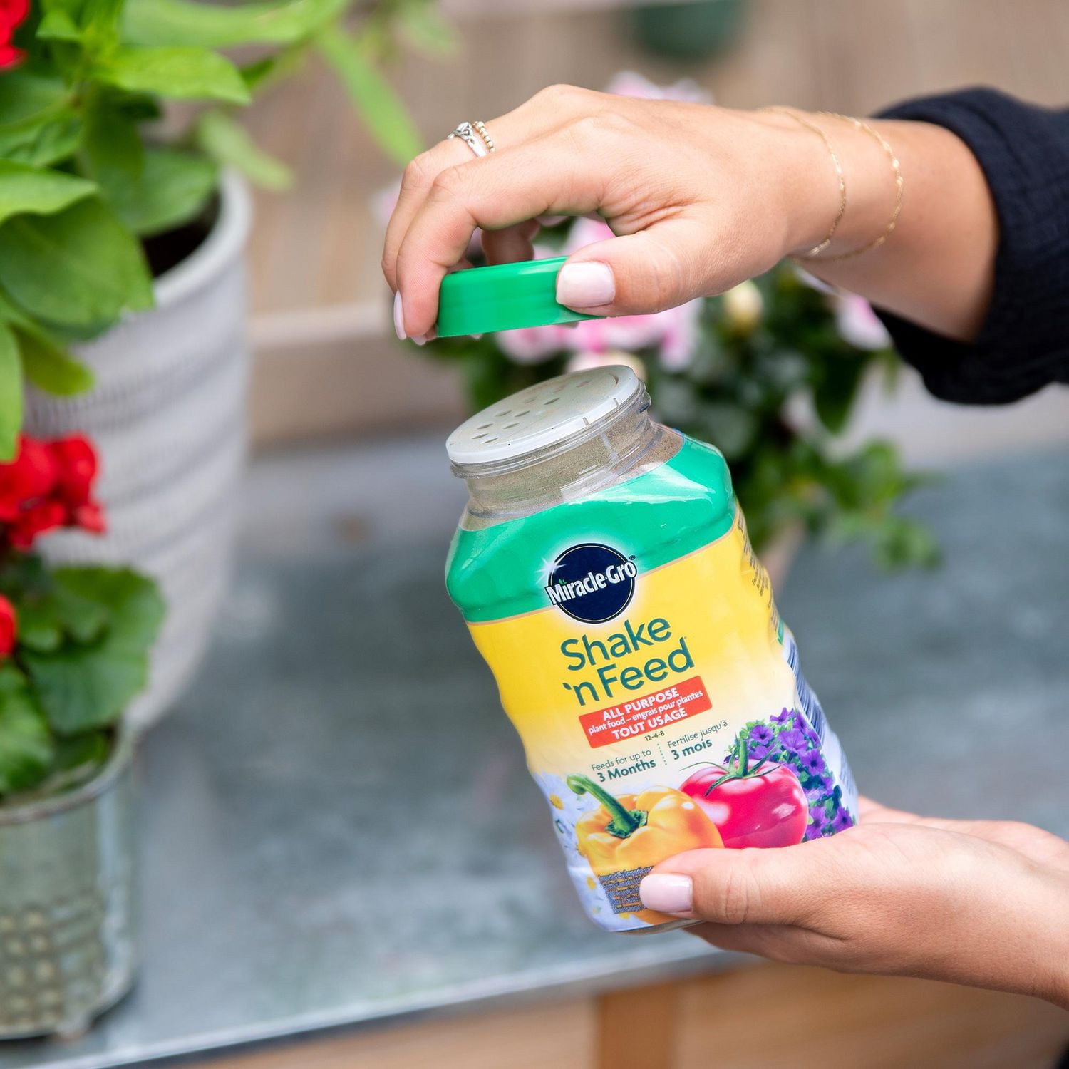 Miracle-Gro Shake N Feed All Purpose Plant Food 12-4-8