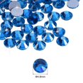 thumbnail image 2 of Uxcell Hotfix Rhinestones Flatback Crystal Glass Gems for Craft Clothes DIY Decoration Bright Blue 4.8mm, 2 of 5