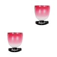 thumbnail image 2 of VONKY Visors Clear For Unisex Riders Easy To Clean Vintage Gradient Pink Black 2Set, 2 of 6