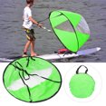 thumbnail image 3 of 108x108cm Downwind Wind Paddle, Folding Lake Blue Wind Paddle Inflatable Boat Sail for Kayak Canoe Boat, 3 of 7