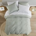 thumbnail image 2 of Regency Heights 7-Piece Full Bed in a Bag Set, Reversible Comforter with Sheet Set and Shams, Sage Green, Solid Color, 2 of 12