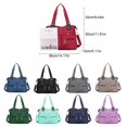 thumbnail image 3 of Women Handbag Multi Pockets Shoulder Bag Waterproof Large Capacity Travel Bag, 3 of 5