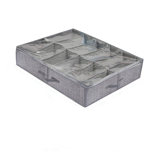 zanvin Storage & Organization under Bed Shoe Storage Bag Storage Box under Bed Drawer Storage Box Non-woven Material Foldable Design