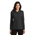 thumbnail image 1 of Port Authority Polo à Manches Longues pour Femmes Effet Soie. L500LS, 1 of 1
