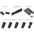 thumbnail image 3 of Extra Long Curtain Rod for Windows - Stepped End Cap, 1 inch Diameter, Heavy Duty Drapery Rod, 120 to 240 Inches. Color Black Black 120 to 240 Inches Black 120 to 240 Inches, 3 of 5