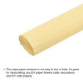 thumbnail image 3 of Unique Bargains Crepe Paper Roll Crepe Paper Decor 7.5ft Long 20 Inch Wide, Light Champagne, 3 of 5