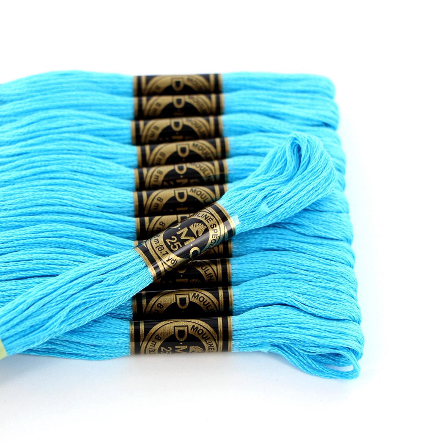 DMC bleu coton 6 Strand Floss 8 m (8.75 yd)