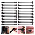 thumbnail image 2 of 30Pcs Disposable Eyeshadow Brush Double-Sided Eyeshadow Brush Makeup Tool Black, 2 of 8