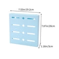 thumbnail image 3 of Sale Today Clearance! Plastic Supplies Wall Mounted Fruit Knife Organizer Storage Rack Knife Household Perforated Knife Kitchen Knife Rack Kitchen, 3 of 6