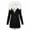 Black puffer jackets and coats for women, variant on Nfurl Winter Coats for Women Thicken Parka with Faux Fur Hood Warm Fleece Lined Zip Up Quilted Jackets with Pockets Casual Outerwear Black XXL