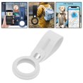 thumbnail image 3 of lionlar Housse de Protection Localisation Étui en Silicone avec Boucle pour Airtags Blanc, 3 of 8