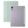 thumbnail image 1 of For Funda Redmi Pad SE Case with Pen Holder Multi-folding Stand Clear Back Magnetic Tablet Shell for Redmi Pad SE 11 Funda Cover Light Green Redmi Pad SE 11 inch, 1 of 6