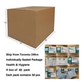 thumbnail image 3 of 100-Piece 3-Ply Disposable Blue Face Masks SHIP FROM TORONTO, 3 of 5