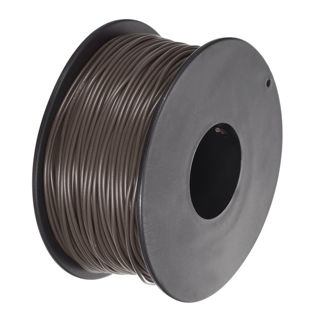 Uxcell 30AWG Stranded Wire Hookup 50M/164ft Brown, Electrical Wire UL1007 Spool