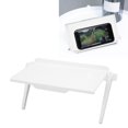 thumbnail image 1 of Étagère Supérieure d'Écran Support de Rangement Supérieur Réglable Étagère Supérieure de Moniteur Étagère de Rangement d'Écran pour Écran Téléphone Télé Support de Cellulaire Boîtes Multimédias, 1 of 8