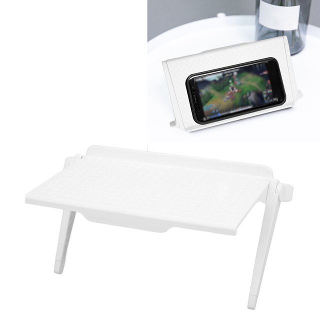 Étagère Supérieure d'Écran Support de Rangement Supérieur Réglable Étagère Supérieure de Moniteur Étagère de Rangement d'Écran pour Écran Téléphone Télé Support de Cellulaire Boîtes Multimédias