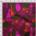 thumbnail image 4 of oneOone Rayon Sea Green Fabric Geometric Abstract Floral Fabric For Sewing Printed Craft Fabric By The Yard 56 Inch Wide, 4 of 4