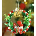 thumbnail image 2 of Yyhyds Kit de Matériel de Couronne de Noël DIY, Fournitures d'Artisanat de Couronne de Noël, Clochettes Rouges, Nœud, Pomme de Pin, Baie, Décoration de Vacances pour Projets de Couronne DIY Soldes Aujourd'hui Offres Prime, 2 of 2