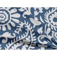 thumbnail image 5 of oneOone Rayon Blue Fabric Block Sewing Craft Projects Fabric Prints By Yard 56 Inch Wide, 5 of 5