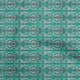 thumbnail image 1 of oneOone Velvet Aquamarine Green Fabric Block Craft Projects Decor Fabric Printed By The Yard 58 Inch Wide-76, 1 of 5