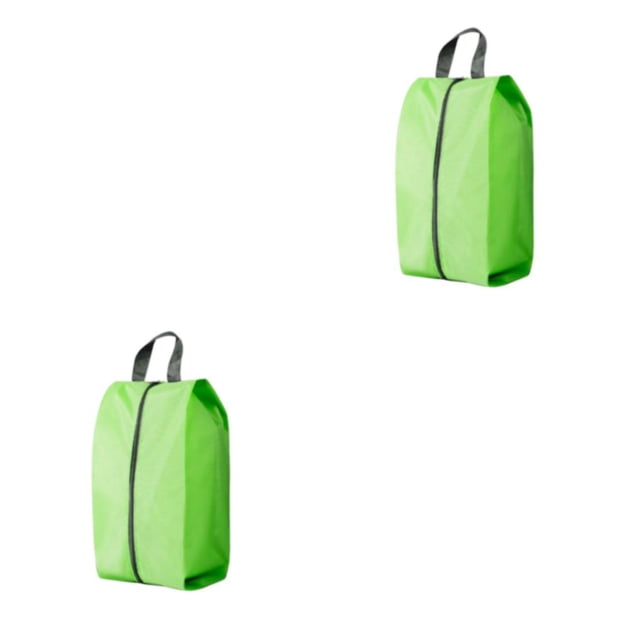 Becaristey Travel-friendly Shoe Pouches Convenient And Versatile Shoe Storage Solution green XL 2Set