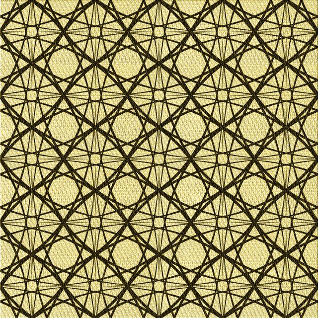 Ahgly Company Machine Washable Indoor Square Transitional Mustard Yellow Area Rugs, 7' Square