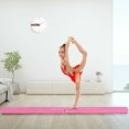 thumbnail image 4 of Costway Poutre d'Équilibre de Sol Sectionnel 7 Pieds Entraînement de Gymnastique Foding Suède Doux Rose, 4 of 10