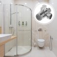 thumbnail image 3 of 2Pcs 3-Way Shower Diverter Valves for Faucet Handheld Shower Head (Silver), 3 of 6