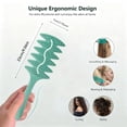 thumbnail image 2 of Curly Hair Styling Comb with Extended Bouncing Teeth and Massage Head for Smooth Hair Care and Styling, 2 of 3