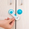 thumbnail image 4 of XZNGL Door Locks Child Door Lock Security 10Pc Child Security Kids Box Drawer Cupboard Wardrobe Door Fridge Safety Lock, 4 of 6