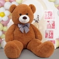 thumbnail image 3 of MorisMos Giant Teddy Bear 4ft Stuffed Animal Plush Toy, 3 of 8