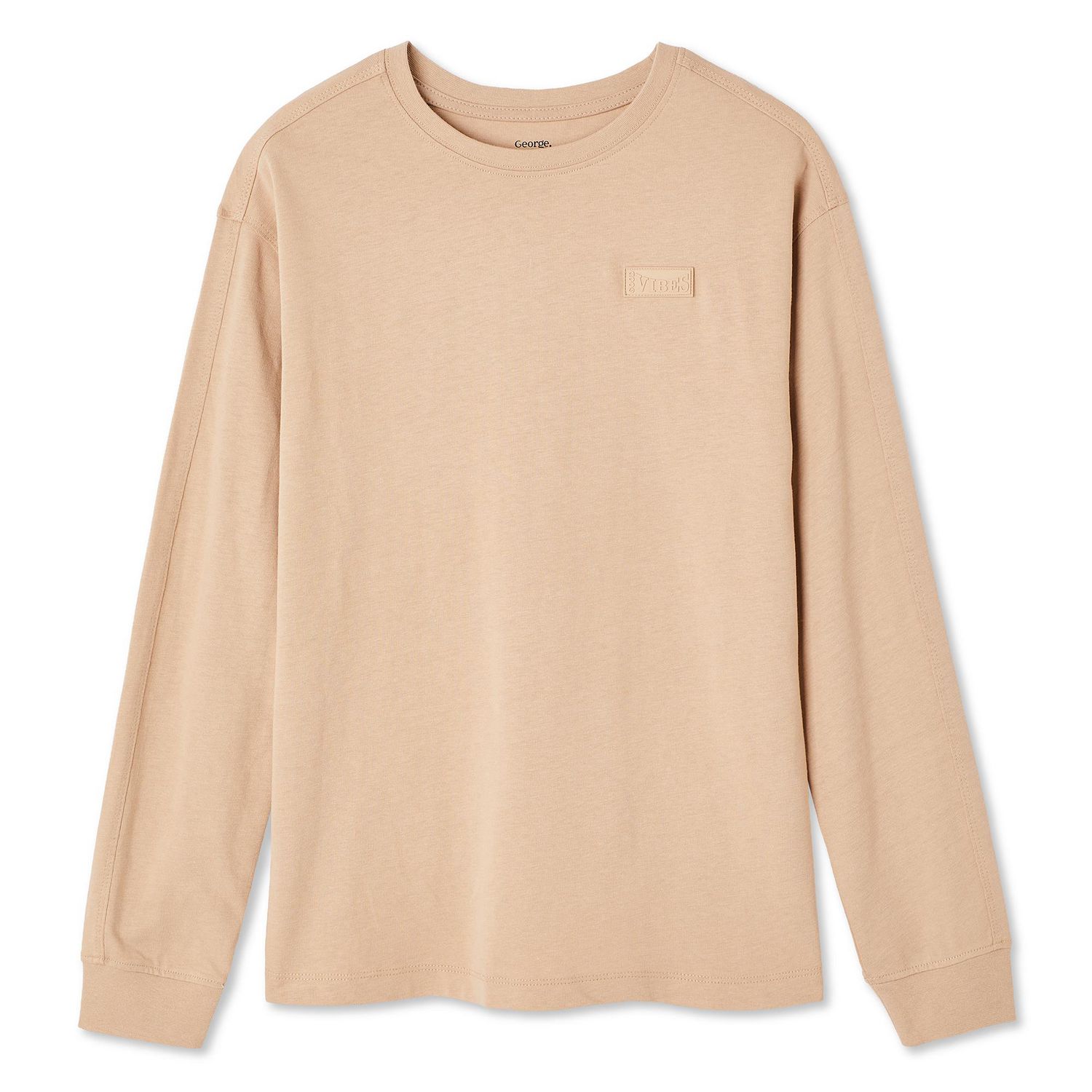 George Boys' Long Sleeve Drop Shoulder Tee
