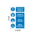 thumbnail image 2 of yingyy 10Pcs Wash Hand Wall Stickers PVC Hand Washing Sign Sanitary Stickers No.3, 2 of 6