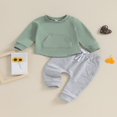 thumbnail image 2 of Long Sleeve  Neck Pocket Sweatshirt Pants for Boys in Autumn, 2 of 8