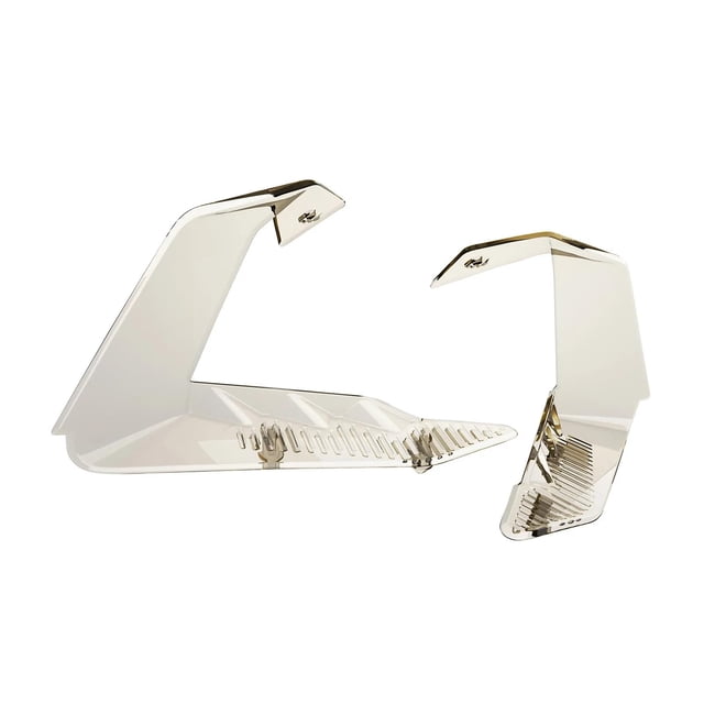 Ski-Doo OEM Windshield Side Deflectors REV Gen5 (Trail) in Smoke, 860202469