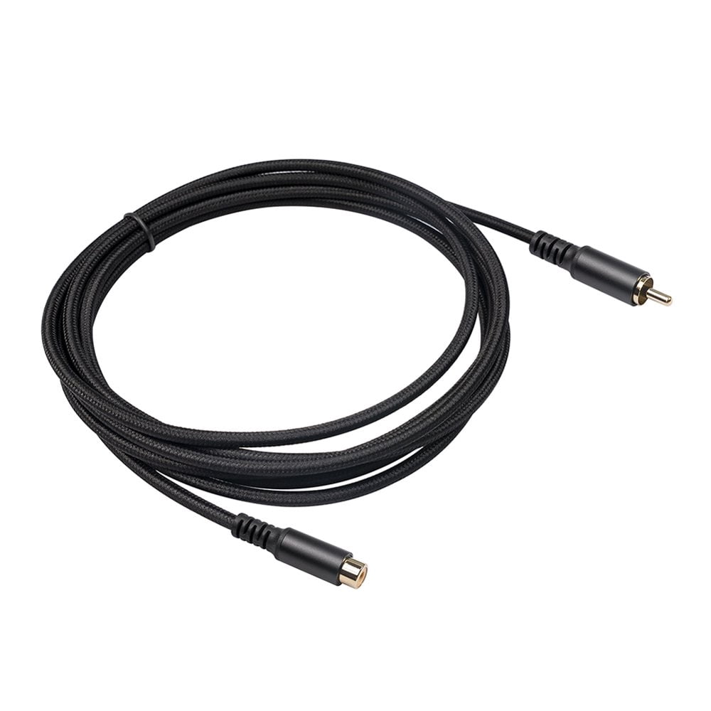 MesaSe Câble d'Extension Audio Vidéo RCA Mâle vers Femelle 1,8/3/6m Adaptateur de Cordon d'Extension
