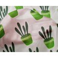 thumbnail image 5 of oneOone Silk Tabby Fabric Leaves & Floral Block Printed Craft Fabric BTY 42 Inch Wide, 5 of 5